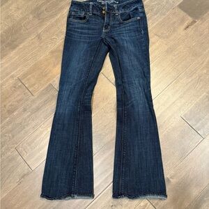 American Eagle Outfitters Dark Blue Flare Jeans